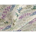 thumbnail image 3 of Ambesonne Nature Quilted Coverlet 3 Pcs, Botanical Watercolor Foliage, King Size, Pale Purple and Grey Teal, 3 of 4