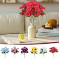 thumbnail image 6 of DAMAI Artificial Pansy Flowers for Outdoor, 11.8'' UV Resistant Faux Silk Small Daisie for Outside Planter Front Door Porch Garden Yard Patio for Home Wedding Kitchen Table Decor, 6 of 6