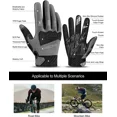 thumbnail image 2 of INBIKE Mountain Bike Gloves for Men Knuckle Guard Padded Men's Cycling Gloves Breathable for MTB Motocross Racing Dirtbike, 2 of 5