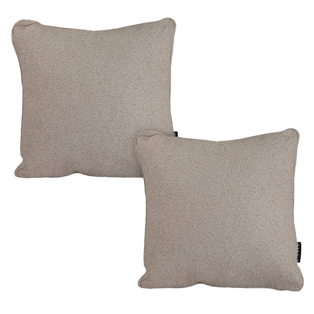 Cojin Decorativo Cuadrado grande Set de 2 Apolo Crema