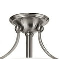 thumbnail image 5 of Two Light Nickel Bowl Semi-Flush Mount, 5 of 6