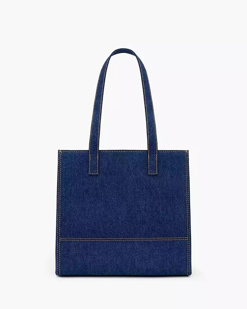 Marc Jacobs Denim Bold Grind Tote Bag - Denim - Walmart.com