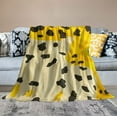 thumbnail image 2 of ARISTURING  Blankets Cute Lightweight Blanket Yellow Warm Throw Blanket for Bed, 2 of 6