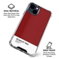 thumbnail image 2 of Skinit Scarlet Red iPhone 14 Plus Clear Case, 2 of 4