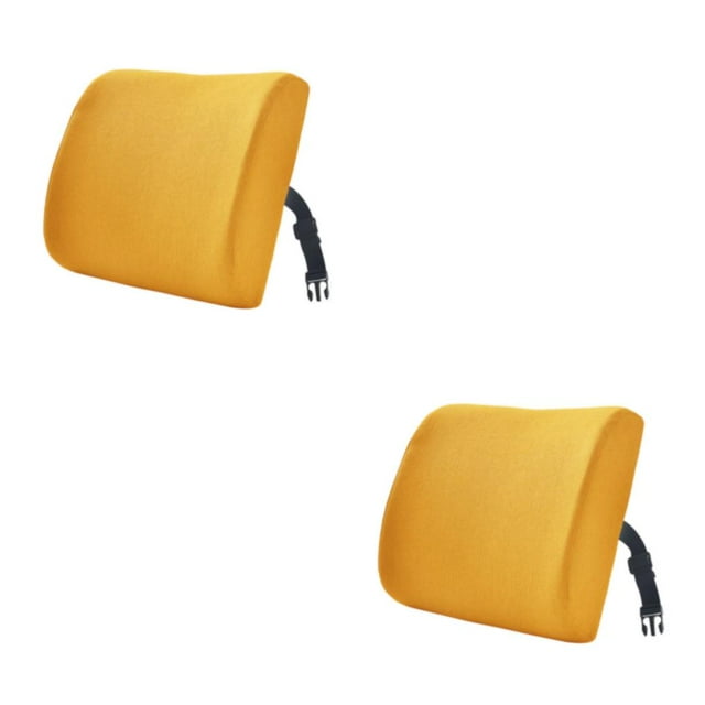 Ruiboury Stay Comfortable And Relaxed Breathable Lumbar Cushion Breathable golden 33x32x10cm 2Set