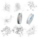 thumbnail image 1 of Kit para hacer joyas, accesorios de bricolaje bañados en plata, hilo de cola de tigre, alfileres de cabeza, 1 of 9
