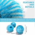 thumbnail image 2 of [12 Pack] Reusable Pet Hair Remover for Laundry - Dog Hair Catcher Dryer Sheets with Non-Damage Design,Fits Clothes/Bedding/Washer Machine - 2X Efficiency Lint Traps, 2 of 5