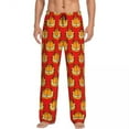 thumbnail image 1 of Custom Manga Garfields Cartoon Anime Cat Pattern Pajama Pants Men‘s Sleepwear Lounge Sleep Bottoms Stretch with Pockets, 1 of 7