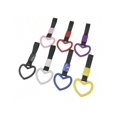thumbnail image 2 of 1pc Black Belt Heart Shaped Night Glow Car Rearview Mirror Ornament, 2 of 4