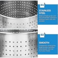 thumbnail image 4 of Large Stainless Steel Crawfish Pot with Strainer Basket and Handle - Perfect for Seafood Boiling, 4 of 5