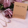 thumbnail image 4 of GHSDFBB Best Friend Jewelry We Go Together Necklace Set Sun Moon Necklace Set Imitation Natural Stone Resin Friendship Necklace Message Card Gift Card for Best Friend Girlfriend (Necklace Se, 4 of 7