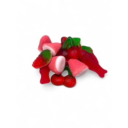 Cherry-Strawberry Gummy Mix – Sweet & Tangy Cherry & Strawberry Gummies – Colorful Assortment for Parties, Gifting & Snacking 1 lb