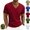 Wine, variant on Mfakffe Mens V-Neck Short Sleeve T-Shirt Breathable Loose Fit Casual Athletic Tee Lightweight Basic Summer Tops for Daily Wear