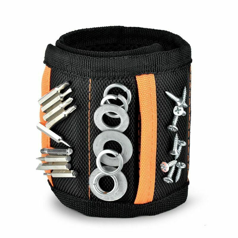 Magnetic Wristband,Tool Belt with 15 Powerful Magnets for Holding