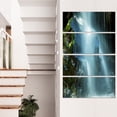 thumbnail image 1 of Amazing White Water Cascade - Landscape Canvas Art Print, 1 of 3