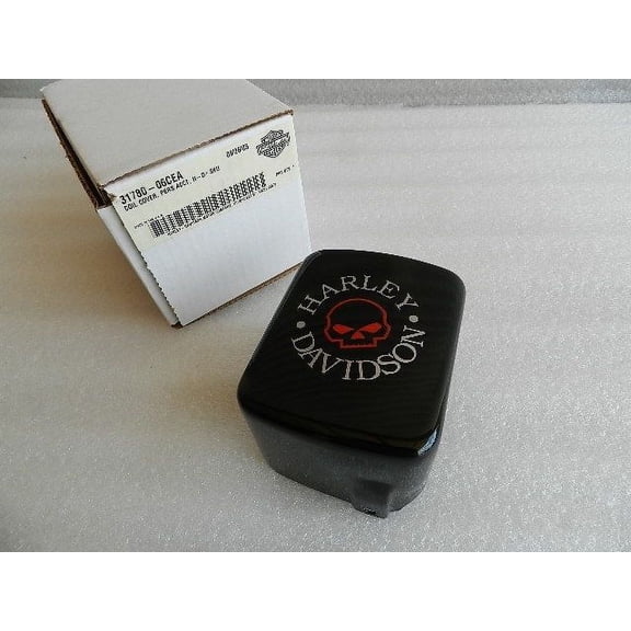 NEW OEM NOS HARLEY SKULL COIL COVER 31780-06CEA