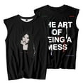 thumbnail image 2 of Lauren Spencer Smith Photo Sleeveless T-Shirts The Art Of Being A Mess Merch Unisex Streetwear Tee, 2 of 5