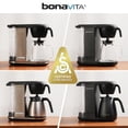 thumbnail image 2 of Bonavita Enthusiast - Cafetera de goteo de 8 tazas, con jarra térmica, panel de acero inoxidable, de, 2 of 7