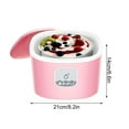 thumbnail image 2 of Mlkoz Home Supplies, Yogurt Maker Fermenter Automatic Yogurt Natto Fermentation Rice Wine Maker For Commercial Home Bar Use 110V 1L, Men Gifts, 2 of 2