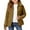 Khaki, variant on UQJfacai Girls Winter Coat Kids Lightweight Zip Up Hooded Quilted Jacket Thumb Hole Padded Puffer Outerwear with Pockets 3-12 Years