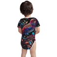 thumbnail image 2 of Rocae Artistic Colorful Bird for Baby Cotton Short-Sleeve Bodysuits for Unisex Onesies Bodysuit-18 Months, 2 of 7