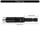 thumbnail image 3 of Hollow Punch Set Drill Bits Leather Hole Punch Tool Flexible Drill Bit Extension Hexagonal Handle Punching Drill Bit Kit, 3 of 5