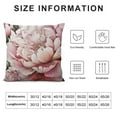thumbnail image 5 of Peony Flower Pillow Covers, Floral Throw Pillow Covers Outdoor Decorative Pillow Case for Couch Bed Sofa Cushion Home Decor, 5 of 5