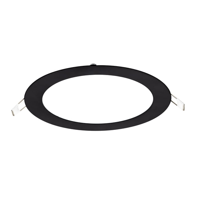 Estevez Luminaria LED para Empotrar FLAT ECO 12W 6500K Negro – IP20