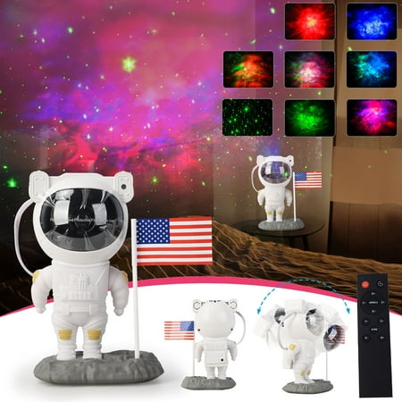

WMYBD Projection lamp Astronaut Star Projector Night Light Galaxy Nebula Ceilingwith Timer And Remote Gfits