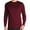 Maroon, variant on Russell Men's Dri-Power Core Performance Long Sleeve Tee - 631X2M