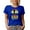 Royal Blue, variant on Best Dad by Par - Retro Swinging Golfer, Golfing Enthusiast Father's Day, Black T-Shirt, Medium