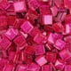 thumbnail image 4 of 100 piezas (aprox. 100 g/3,52 oz) de mosaicos de vidrio brillante con purpurina, 1 cm/0,39 pulgadas, cuadrados, 0,4 cm/0,15 pulgadas de grosor, materiales para manualidades de bricolaje, 4 of 5