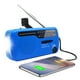 thumbnail image 4 of Radio Solar Con Manivela Radio AM/FM Con Linterna LED para Exteriores (azul), 4 of 9