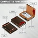 thumbnail image 5 of Billetera SEMORID para hombre con tarjetero plegable delgado RFID, 5 of 9
