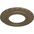 thumbnail image 3 of Ekena Millwork 9"OD x 4 1/2"ID x 1/2"P Claremont Ceiling Medallion (Fits Canopies up to 5 5/8"), Hand-Painted Warm Silver, 3 of 7