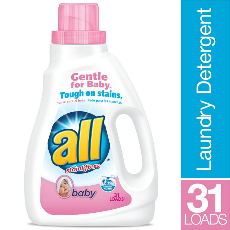 all Baby Liquid Laundry Detergent 46.5 Fluid Ounces 31 Loads