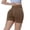 Brown, variant on Workout Gym Shorts Women, High Waisted Seamless Butt Lifting Scrunch Butt Sports Shorts(Brown/M)