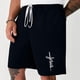 thumbnail image 3 of Mens Casual Shorts Lace-Up Elástico Cintura Bolsillo Ejercicio Fitness Hogar Pantalones de Media Longitud para Diario, 3 of 4