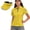 Cherry Blossom, variant on Dachshund Women's Golf Shirt and Sun Visor Hat Set Short Sleeve Collar Tank Moisture Wicking Quick Dry Breathable Adjustable UV-Protective Visor for Golf Tennis Running