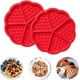 thumbnail image 1 of Máquina para hacer gofres con forma de corazón, accesorios para hornear de silicona antiadherentes, fácil de almacenar, enrollable, resistente al calor de -40 a 230 grados Celsius, perfecta para, 1 of 8