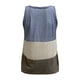 thumbnail image 4 of Puntoco Mujeres Casual Corto Sin Mangas Cuello en V Raya Suelta Camiseta Blusa tops Chaleco Puntoco Puntoco-682, 4 of 5