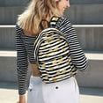 thumbnail image 7 of Balery Gold Flamingo Vintage Canvas Backpack for Men and Women - Large Capacity, Durable Travel Laptop Bag for School, Work, Hiking, and Outdoor Activities, 7 of 7