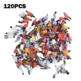 thumbnail image 4 of Lefu 120 Pcs N Scale 1:87 ALL Seated People Sitting Figures Passengers ( 6 Poses ), 4 of 9