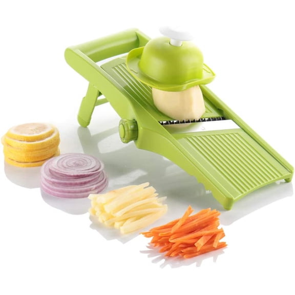 PEACNNG Vegetable Mandoline Potato Slicer - Fry Cutter for Onion Rings, Chips and French Fries multi-functional vegetable cutter