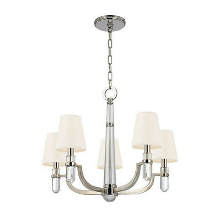 

Traditional Five Light Chandelier-Polished Nickel Finish Bailey Street Home 116-Bel-1096949