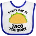 thumbnail image 3 of Inktastic Every Day is Taco Tuesday Boys or Girls Baby Bib, 3 of 4