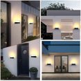 thumbnail image 4 of 2 Pcs Applique Murale Extérieure 5W*2 Éclairage Extérieur Étanche Ip65 Aluminium Acrylique Compatible, 4 of 5