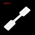 thumbnail image 1 of HLONK ✪ 100pcs/bag Blank Price Tags Necklace Ring Jewelry Labels Paper Stickers, 1 of 11