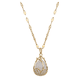 thumbnail image 1 of Collar Flor De Tulipán Color Dorado, 1 of 4