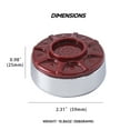 thumbnail image 3 of GSE Games & Sports Expert 2-5/16" Premium Shuffleboard Pucks Table Accessories for 6'/18'/20'/22' Shuffleboard Tables - Set of 8 (Chrome), 3 of 8